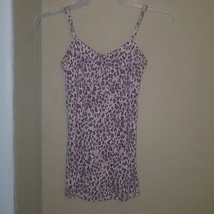 FREE PEOPLE Leopard Cheetah Animal Cami XS